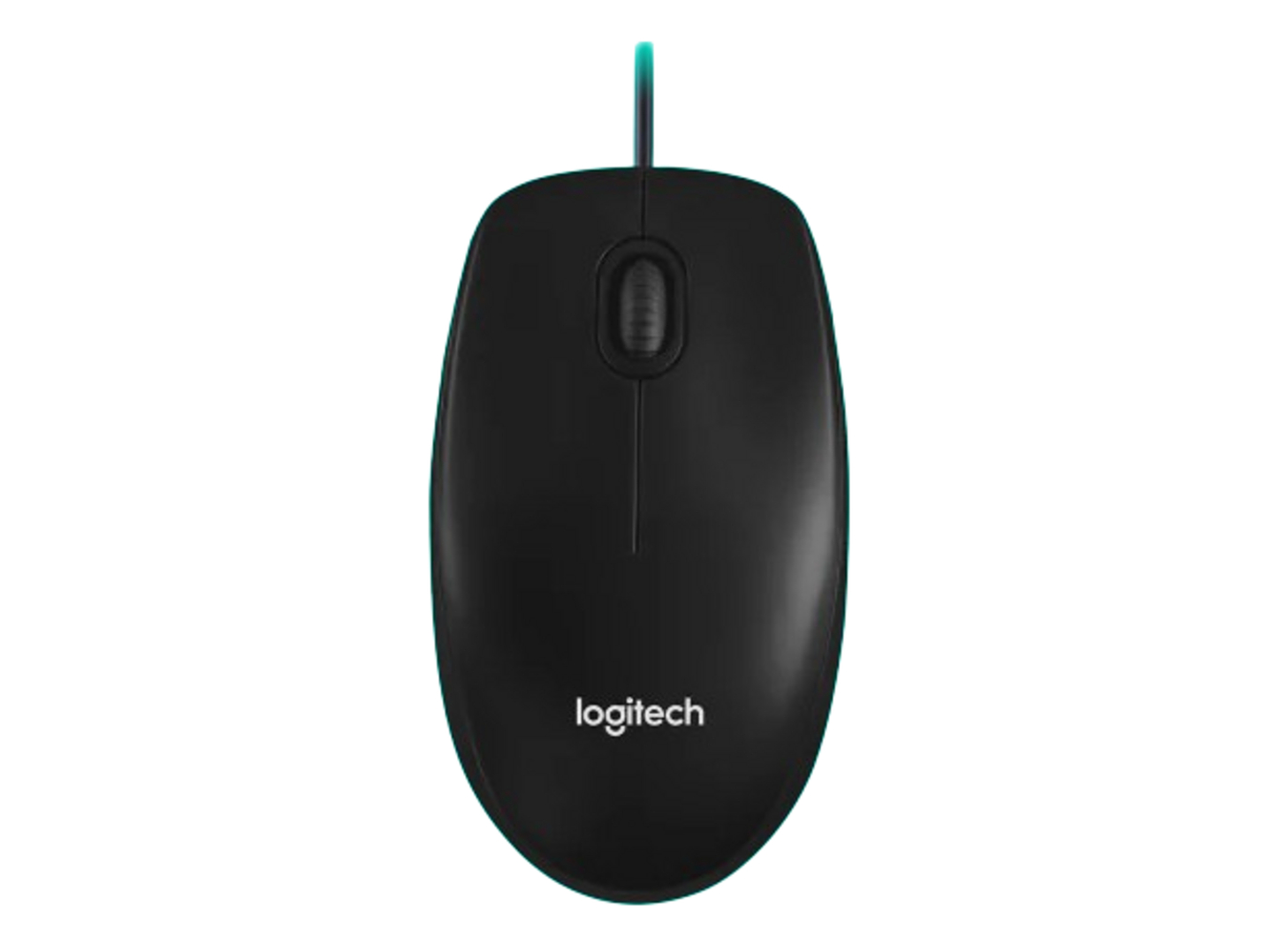 Mouse con Cable Logitech M100 Negro 1