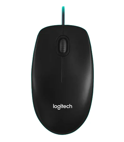 Mouse con Cable Logitech M100 Negro