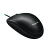 Mouse con Cable Logitech M100 Negro