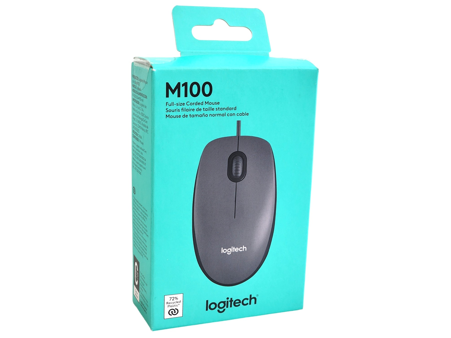Mouse con Cable Logitech M100 Negro 5