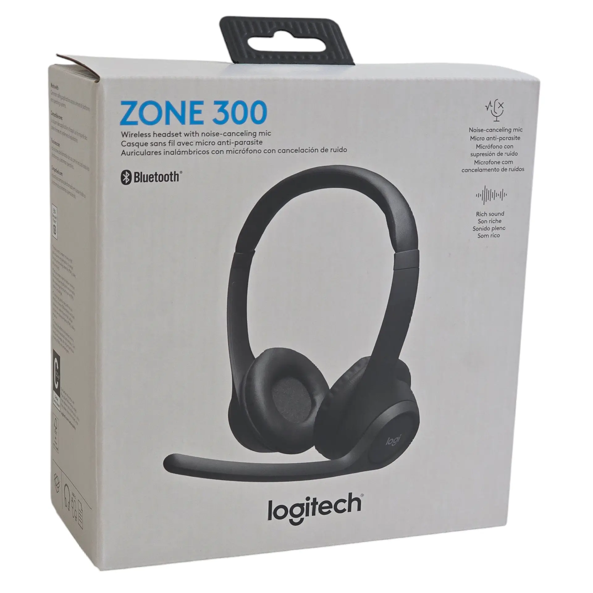 Auriculares inalámbricos con Micrófono Logitech Zone 300 Negro 6