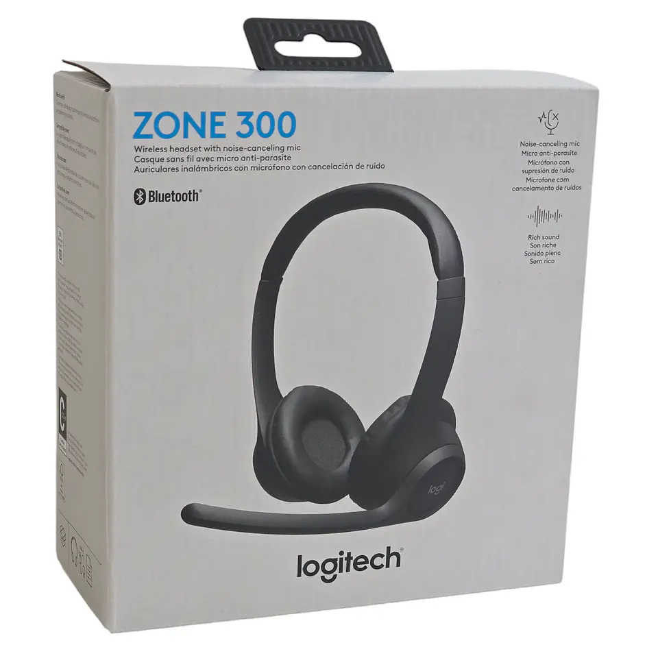 Auriculares inalámbricos con Micrófono Logitech Zone 300 Negro 6