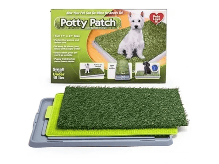 Baño Ecológico Para Mascotas Perros Potty 43x68 cm 2