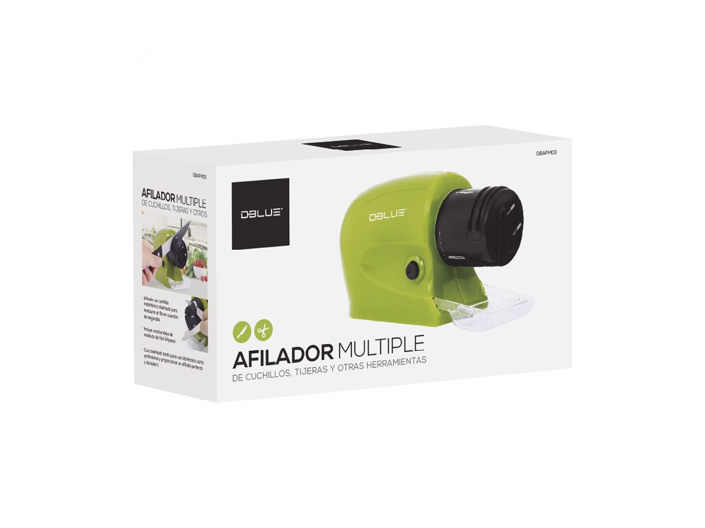 Afilador De Cuchillos Y Tijeras Múltiple a Pilas Dblue 6