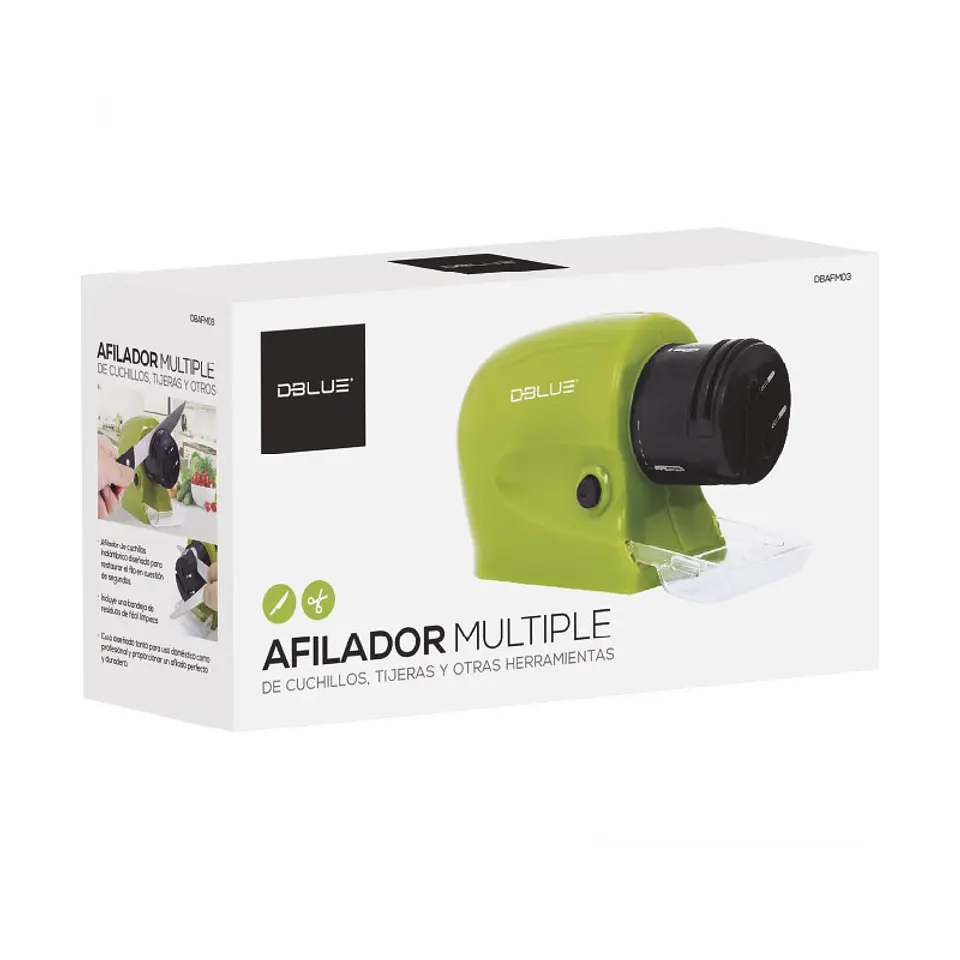 Afilador De Cuchillos Y Tijeras Múltiple a Pilas Dblue 6