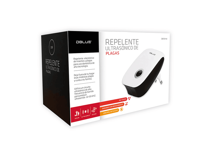Repelente Ultrasónico de Plagas Dblue DBREM48 9