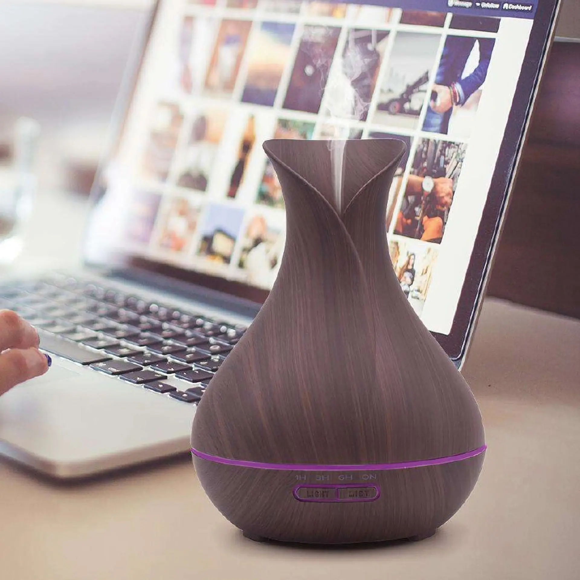 Difusor Aceite Aromaterapia Ultrasónicos DBG343 2