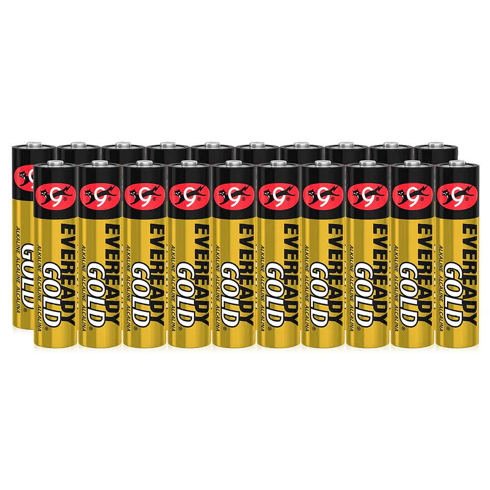 Pack 20 Pilas Eveready AA Alcalina Tira Prepicada 2