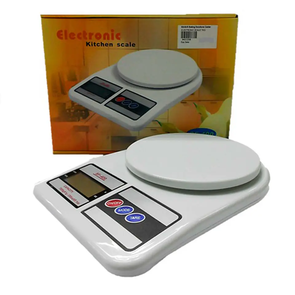Balanza Pesa de Cocina Digital 7 Kilos Blanca 2