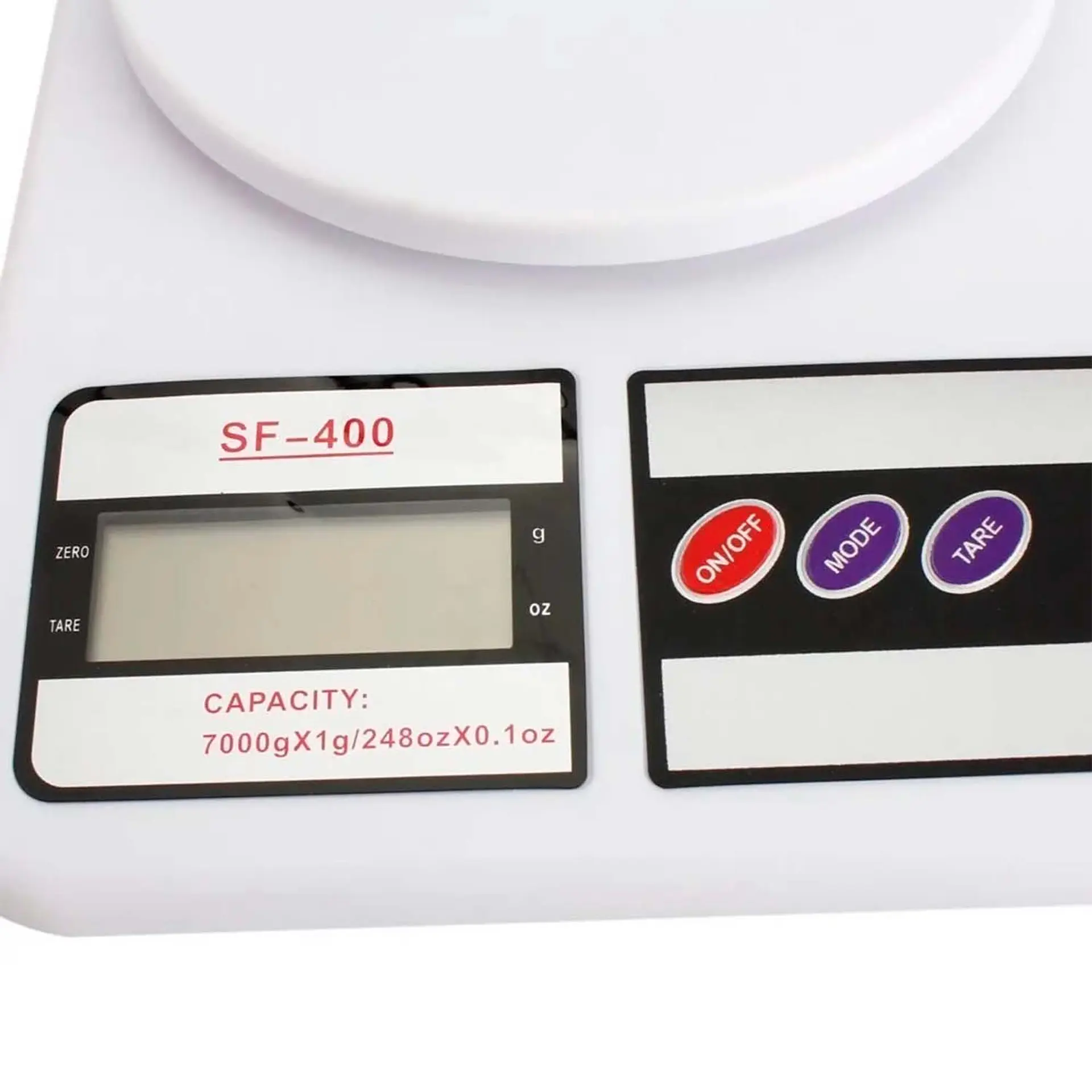 Balanza Pesa de Cocina Digital 7 Kilos Blanca 4