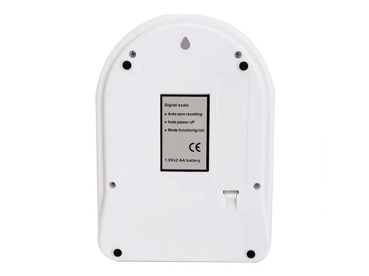 Balanza Pesa de Cocina Digital 7 Kilos Blanca 5