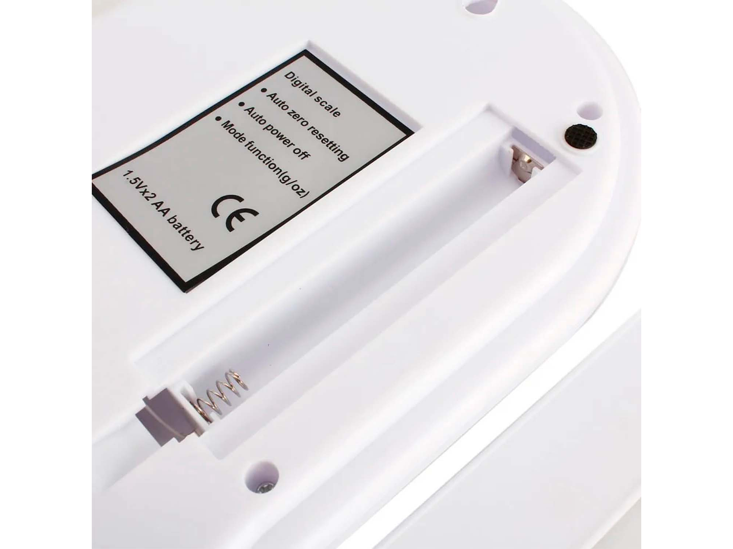 Balanza Pesa de Cocina Digital 7 Kilos Blanca 6