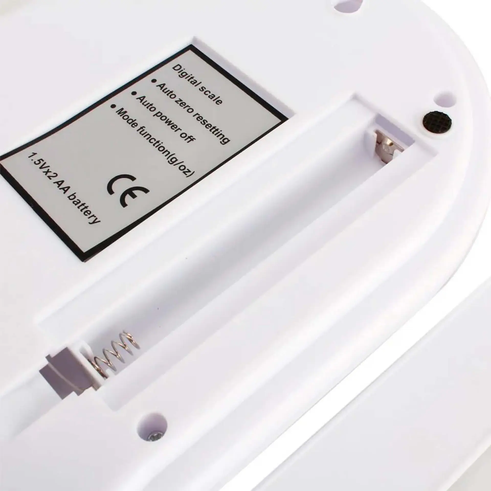 Balanza Pesa de Cocina Digital 7 Kilos Blanca 6