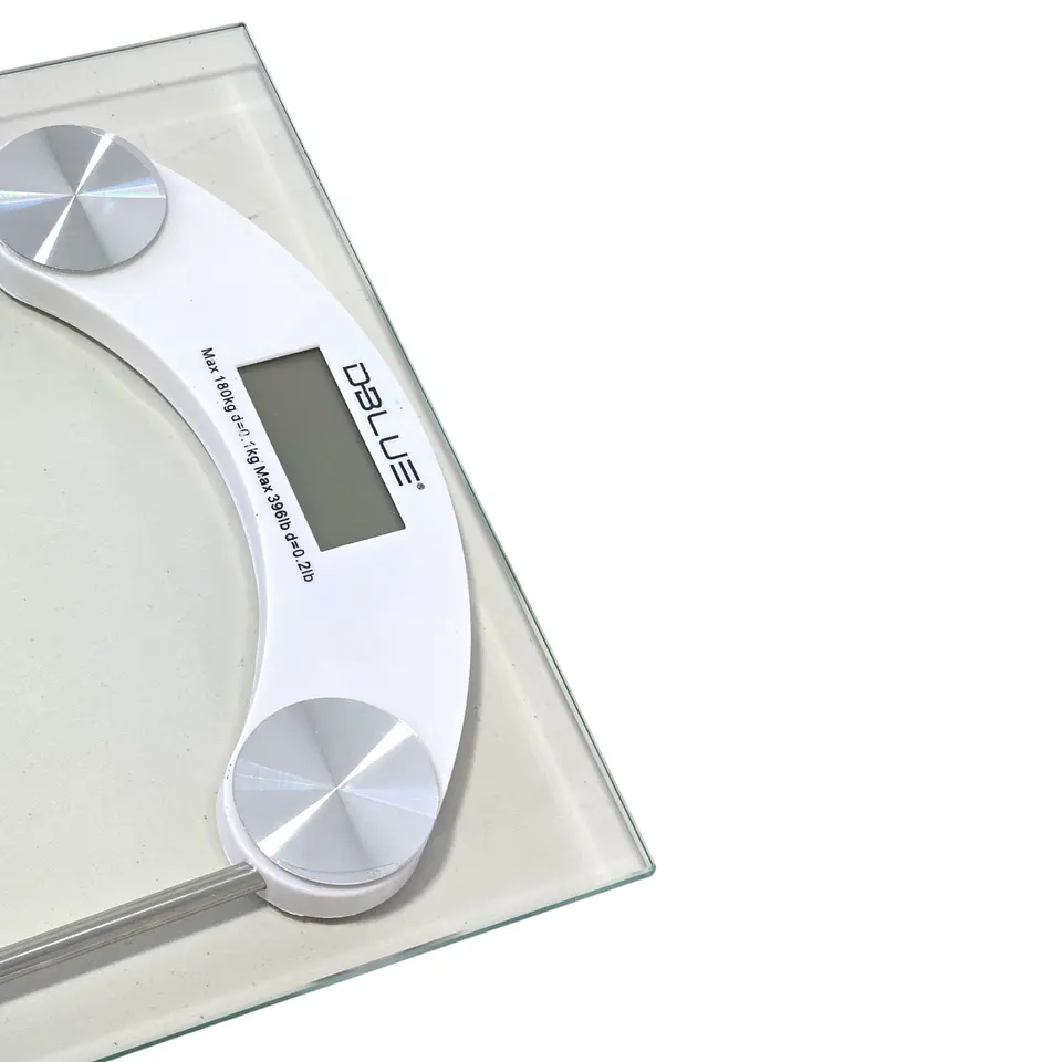 Balanza Digital de Baño Vidrio Templado Dblue Cuadrada 2