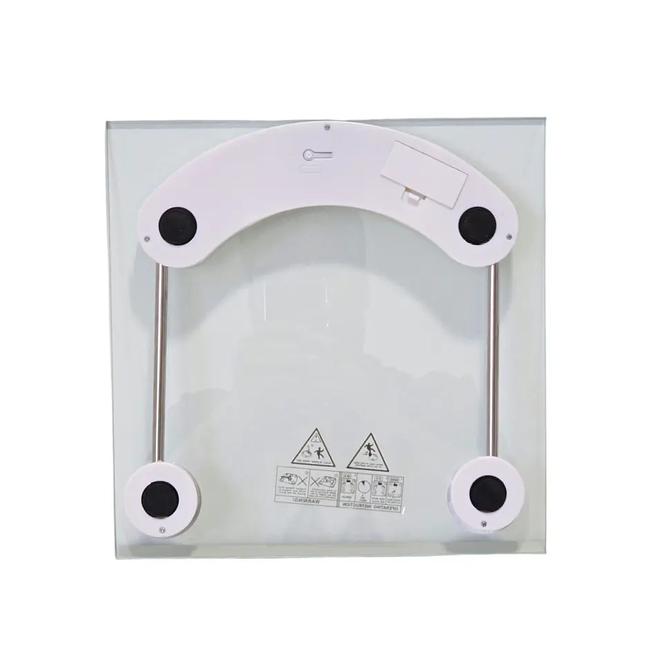 Balanza Digital de Baño Vidrio Templado Dblue Cuadrada 4