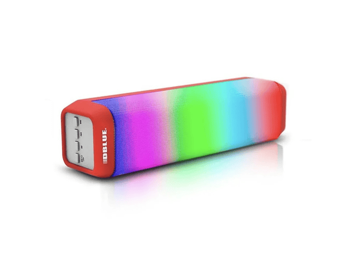 Parlante Inalámbrico Bt/Sd/Radio Multicolor Dblue DBS048R Rojo 1