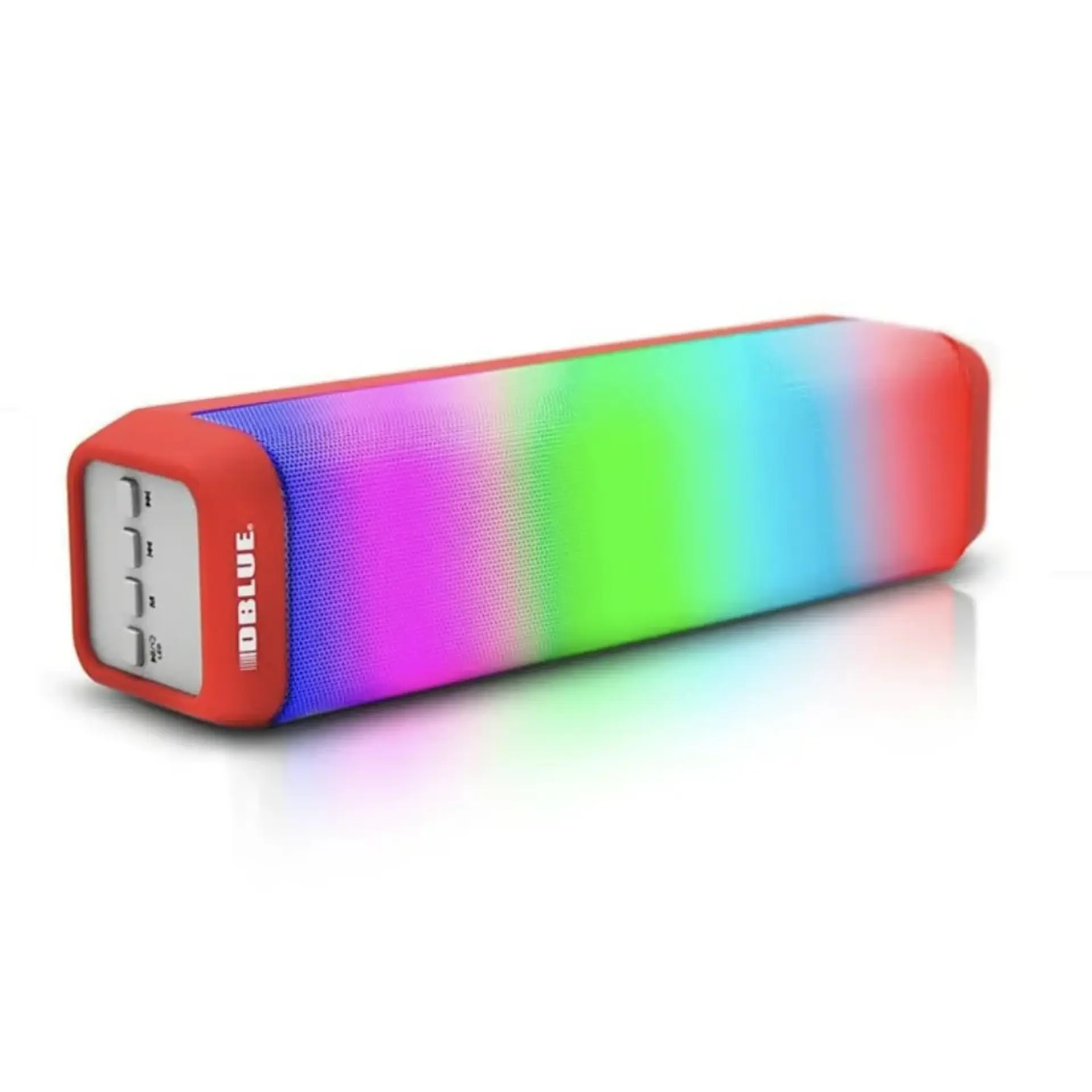 Parlante Inalámbrico Bt/Sd/Radio Multicolor Dblue DBS048R Rojo 1
