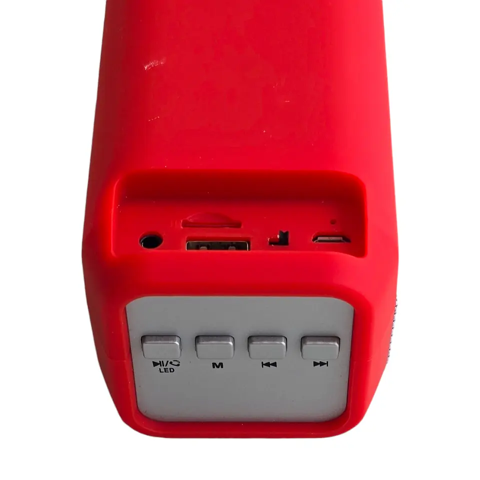 Parlante Inalámbrico Bt/Sd/Radio Multicolor Dblue DBS048R Rojo 3