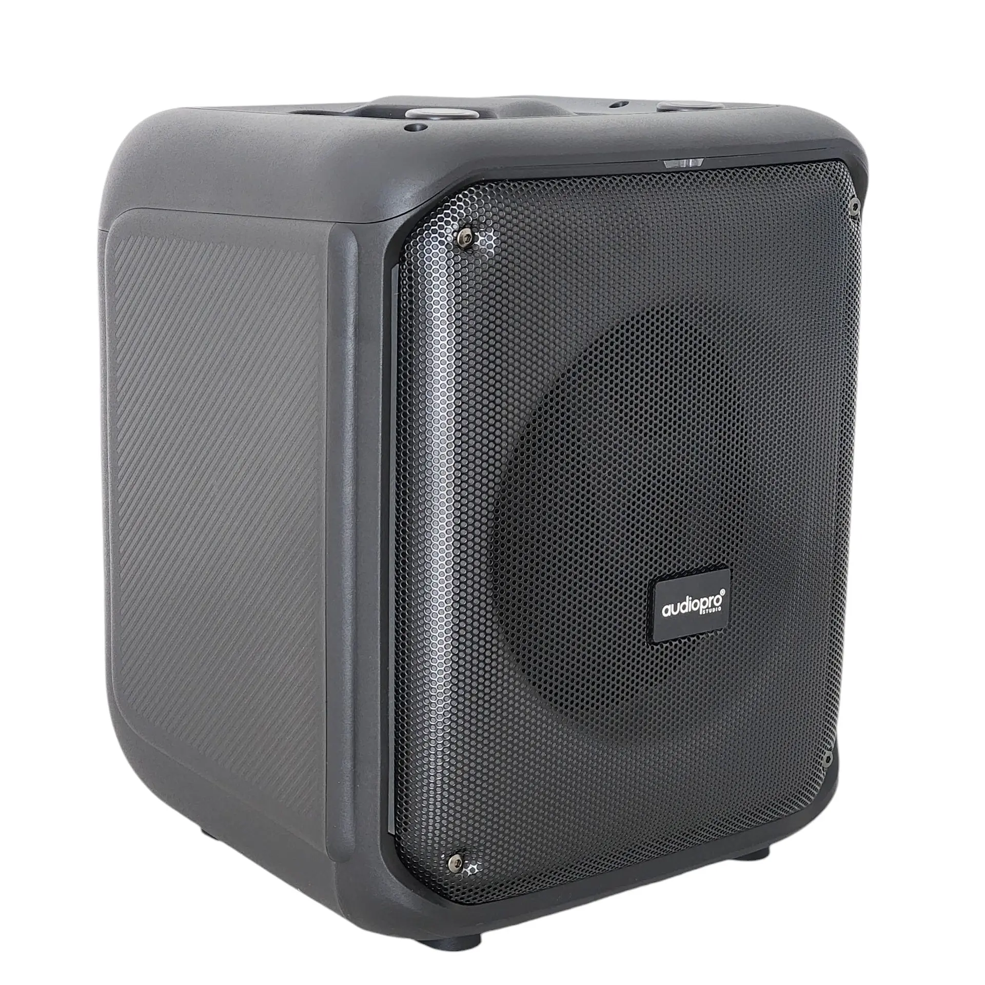 Parlante Karaoke BT Portátil Micrófono RGB Audiopro AP02097 2