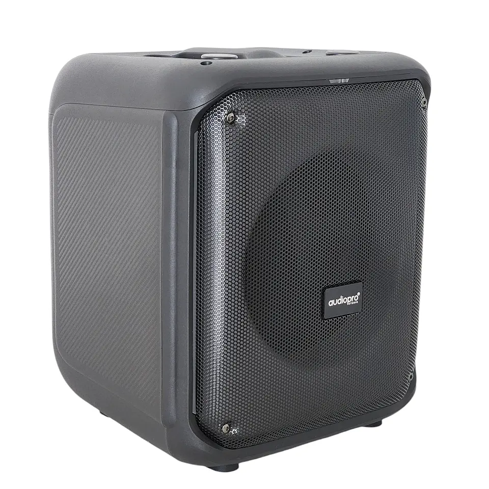 Parlante Karaoke BT Portátil Micrófono RGB Audiopro AP02097 2