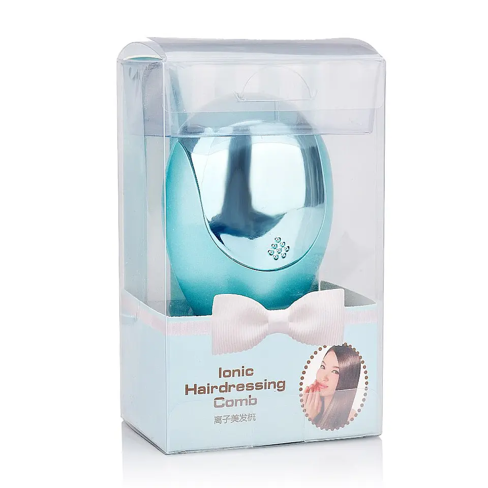 Cepillo Iónico Celeste Portátil con Vibración DBG827 1