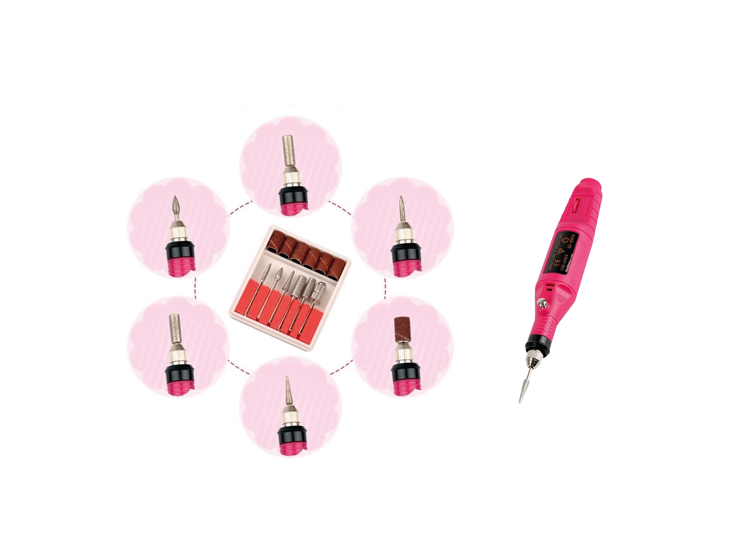 Mini Torno Para Manicure Y Pedicure De Uñas Doma DM0002 3