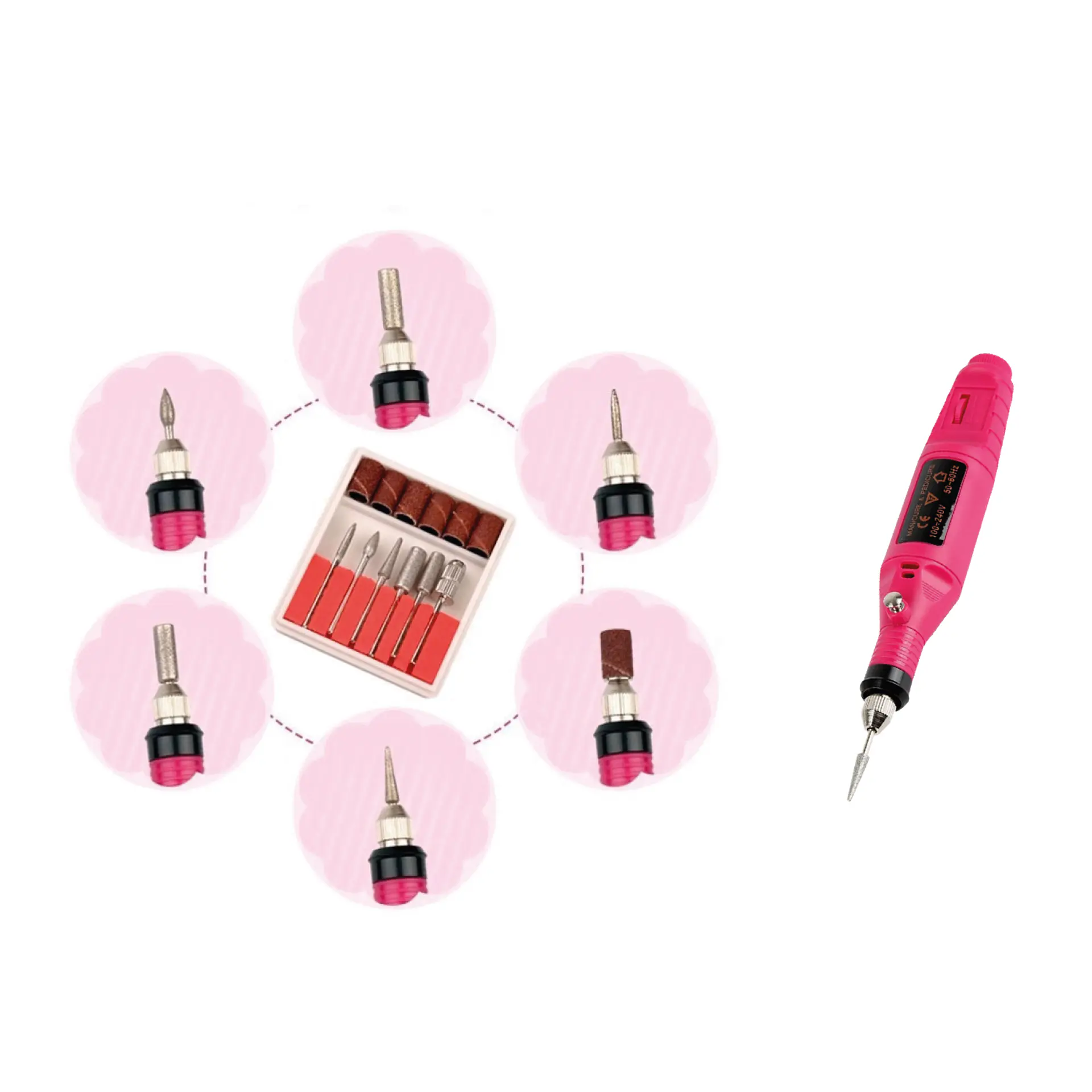 Mini Torno Para Manicure Y Pedicure De Uñas Doma DM0002 3