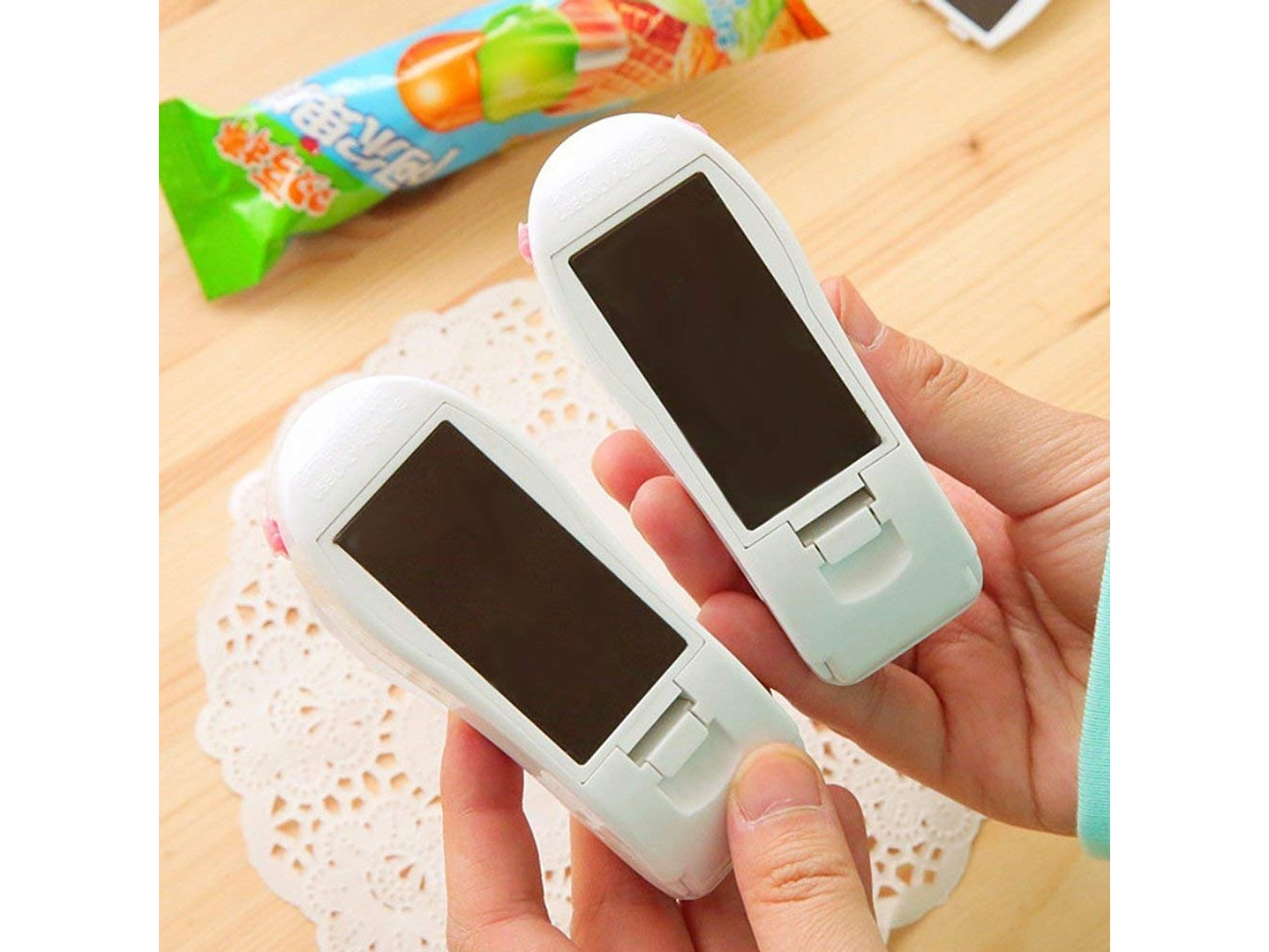 Mini Máquina De Sellado Térmico Portátil Bolsas Alimentos 3