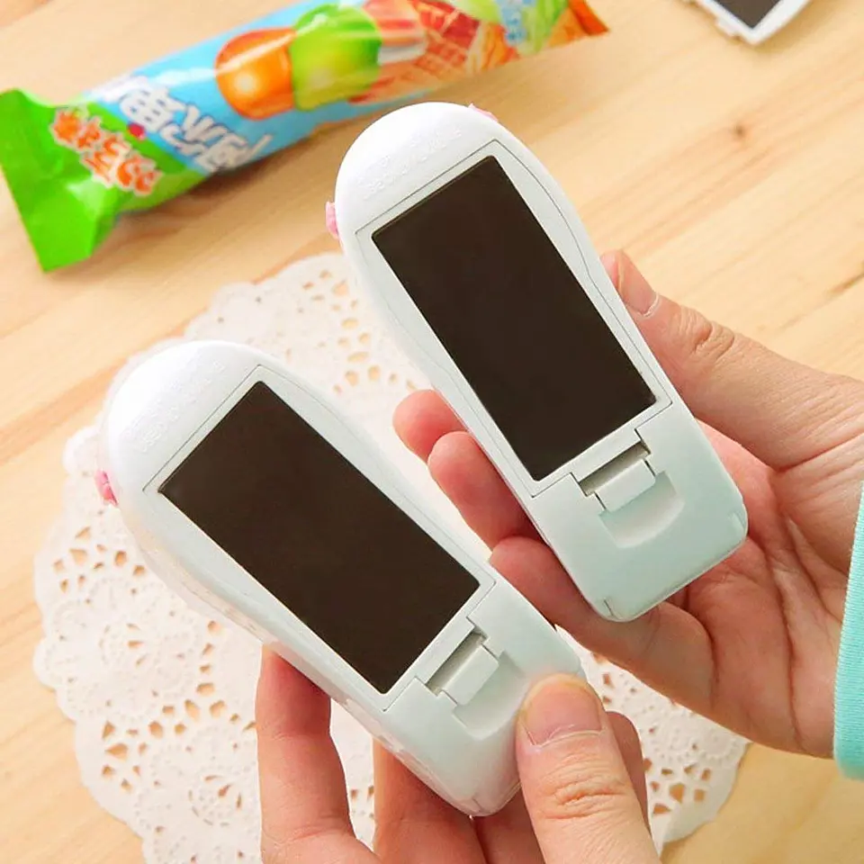 Mini Máquina De Sellado Térmico Portátil Bolsas Alimentos 3