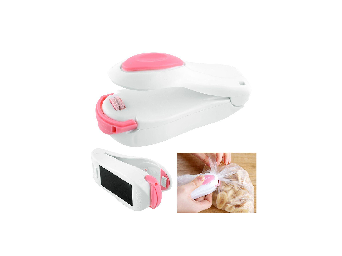 Mini Máquina De Sellado Térmico Portátil Bolsas Alimentos 4