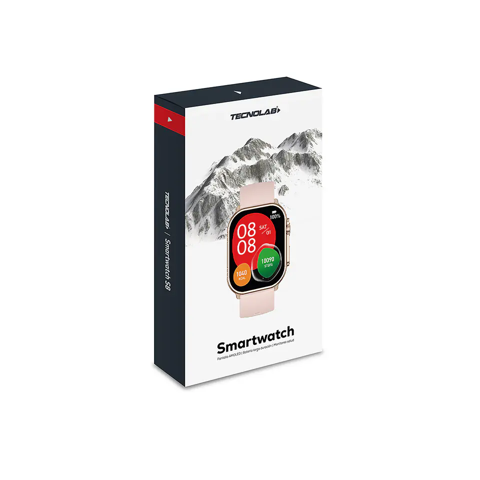 Reloj Smartwatch Bluetooth Tecnolab TL520 Rosa 6