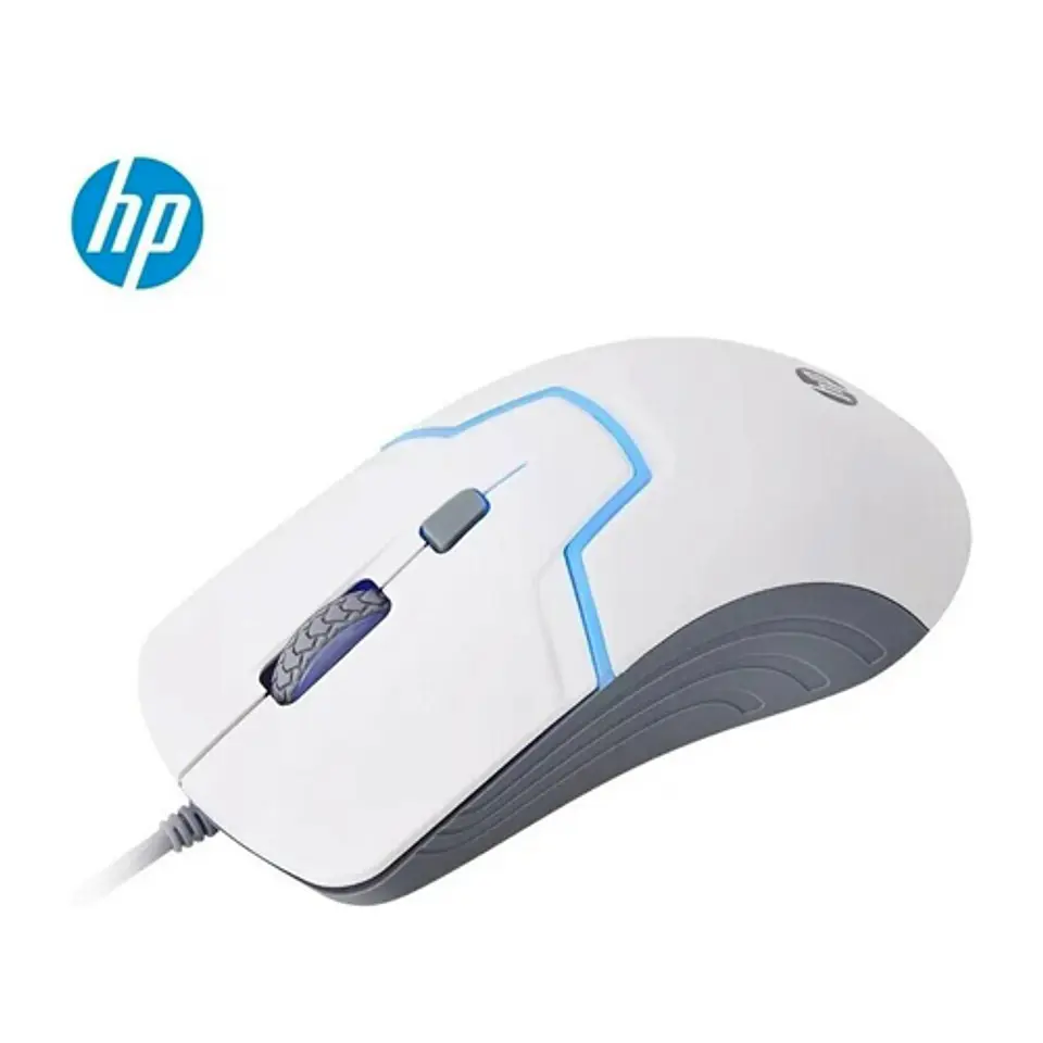 Mouse Gamer Usb Hp M100 1600dpi Blanco 2