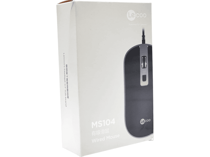 Mouse Alámbrico Lecoo Lenovo Wired MS104 4