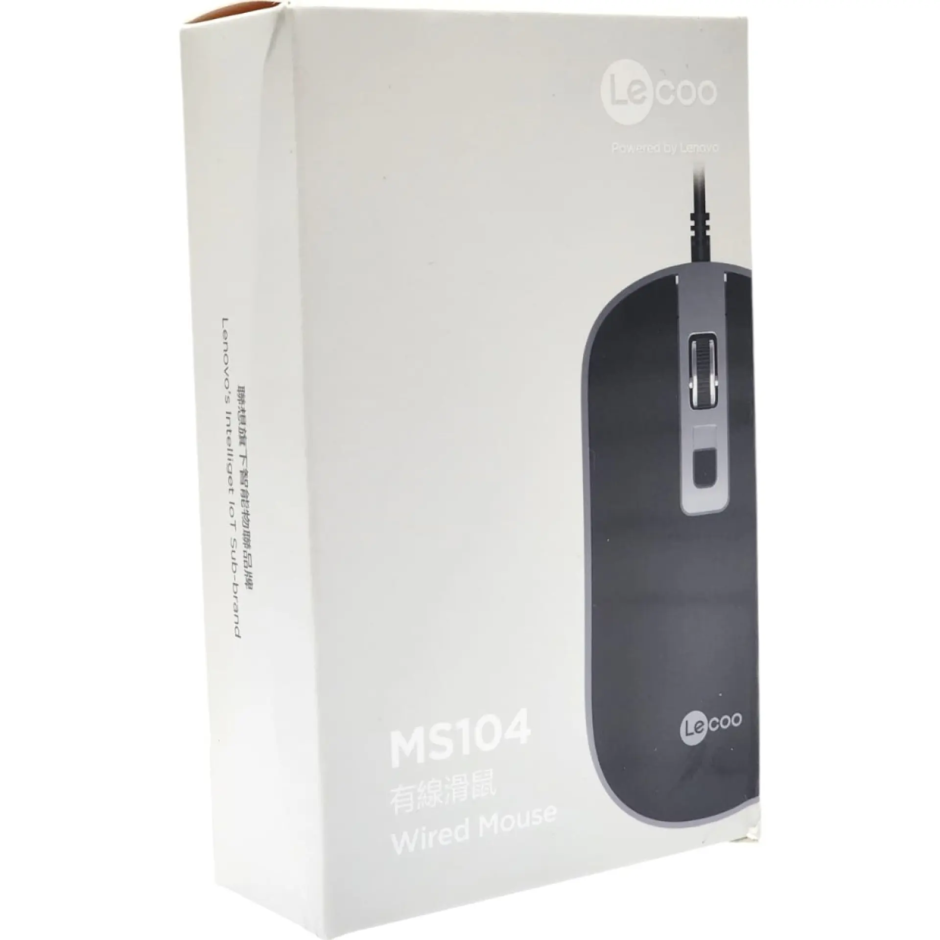 Mouse Alámbrico Lecoo Lenovo Wired MS104 4