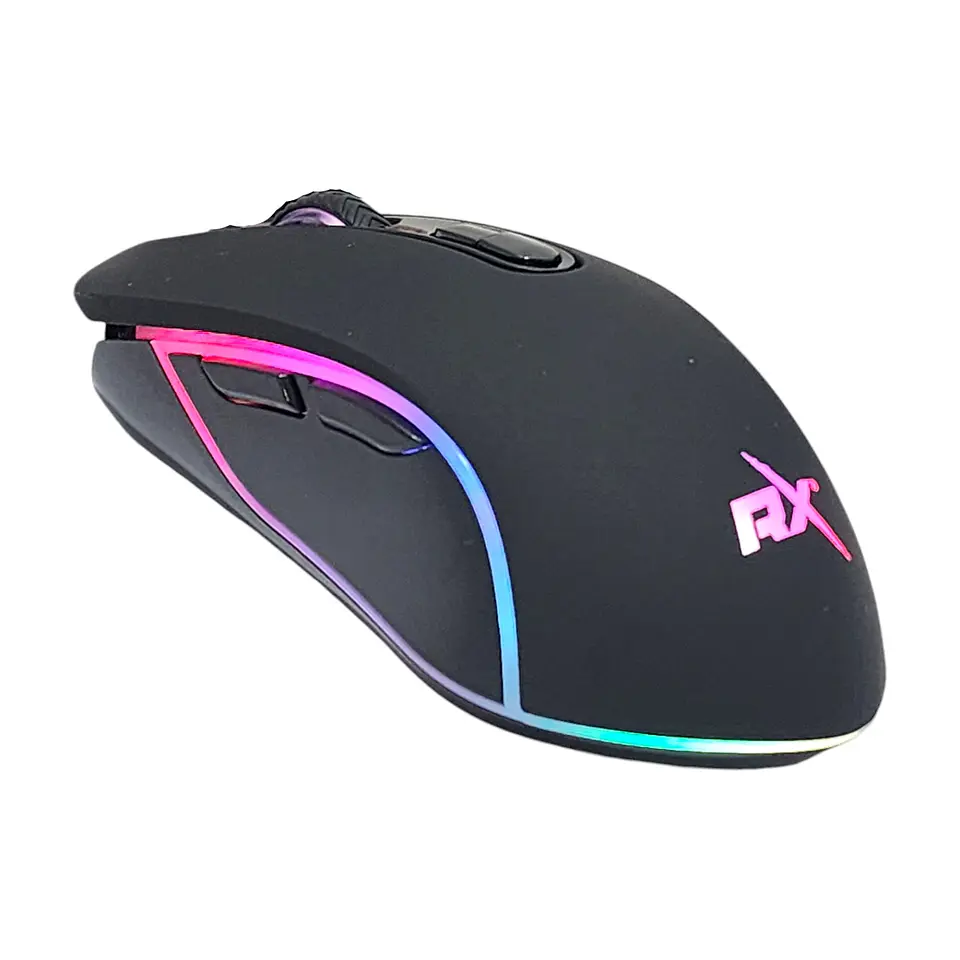 Mouse Gamer Pro RGB Óptico Usb Reptilex RX0046 2