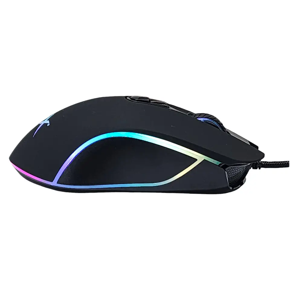 Mouse Gamer Pro RGB Óptico Usb Reptilex RX0046 4