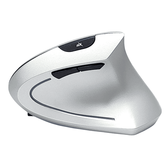 Mouse Vertical Ergonómico Bt ReptileX Gris RX0053