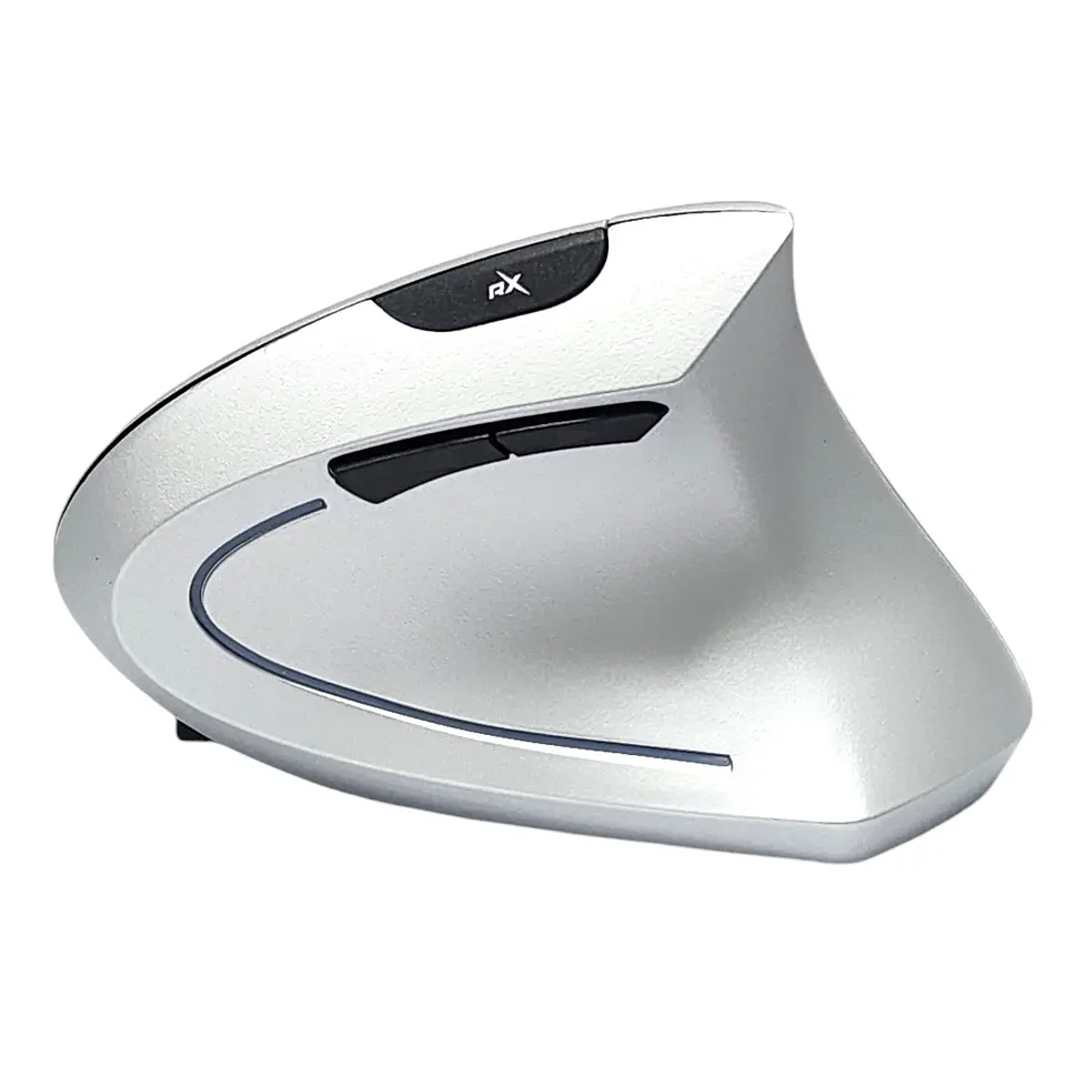 Mouse Vertical Ergonómico Bt ReptileX Gris RX0053 2