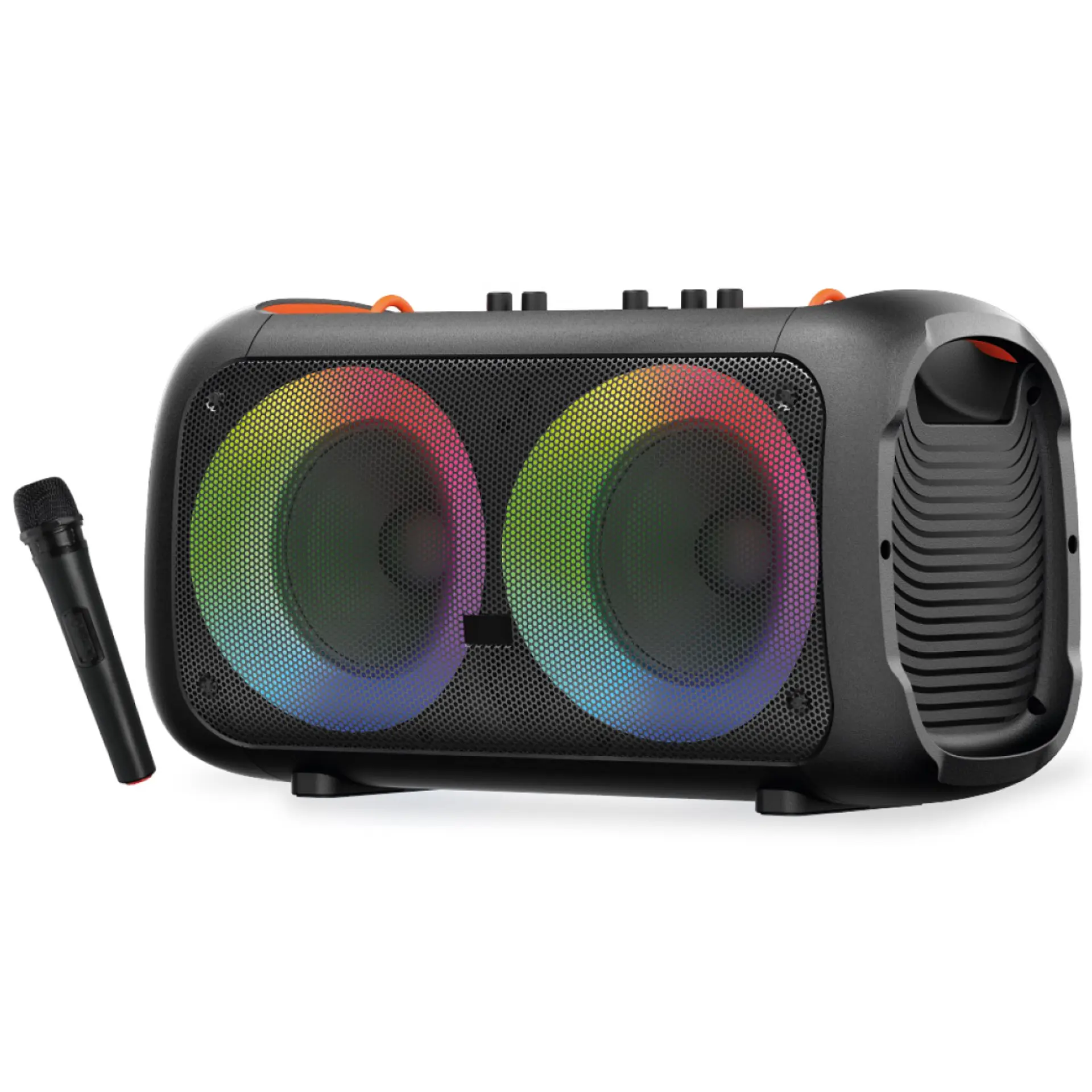Parlante Karaoke BT Con Control De Bajos Rgb AP02098 1
