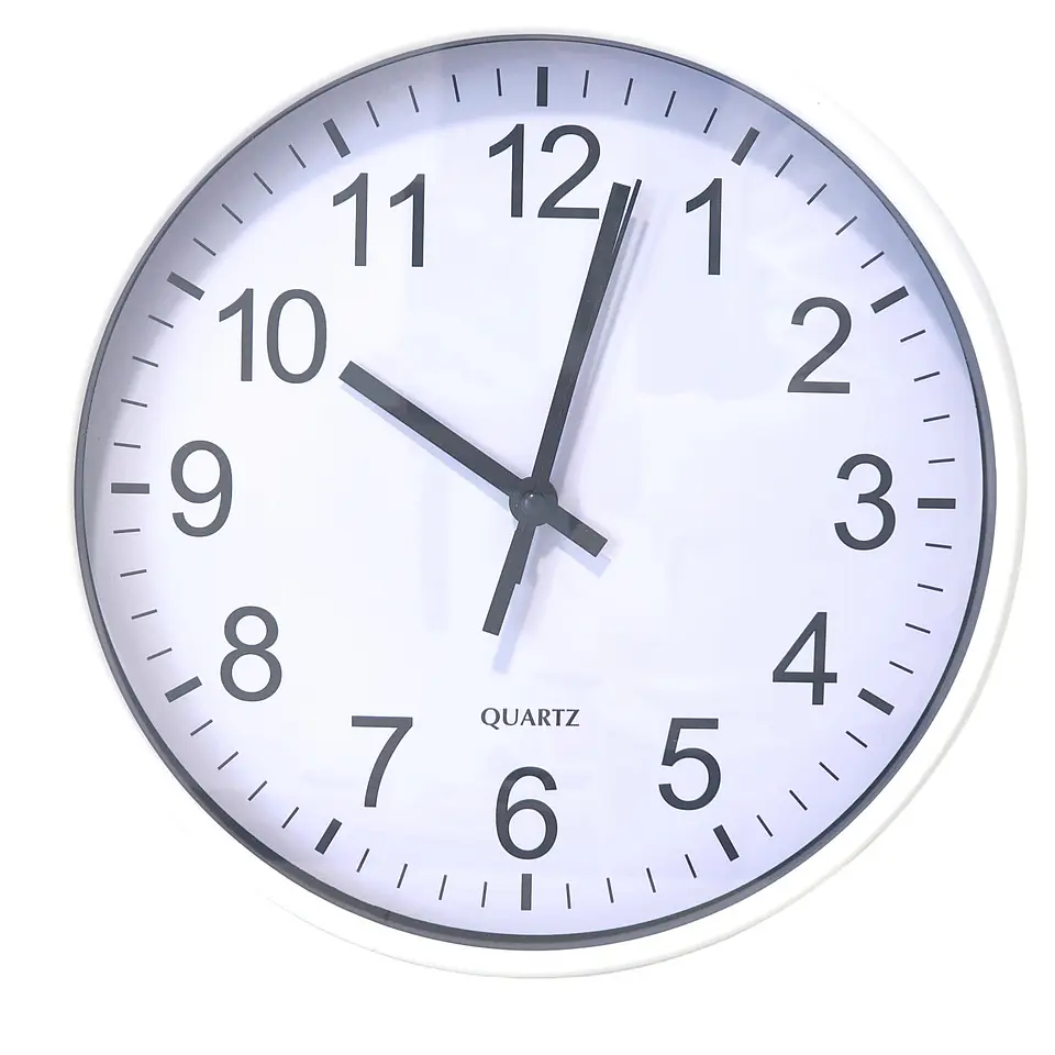 Reloj de Pared Decorativo 30cm Blanco DBREL02 1