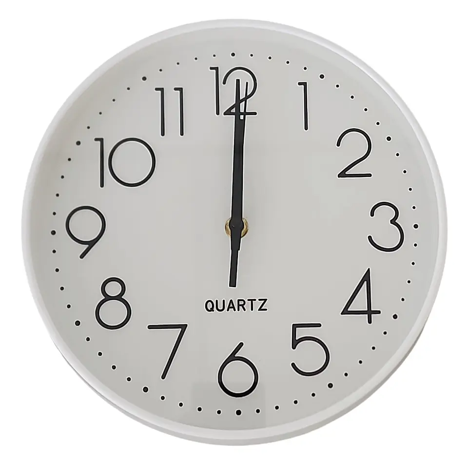 Reloj de Pared Decorativo 25cm Blanco DBG1662 1