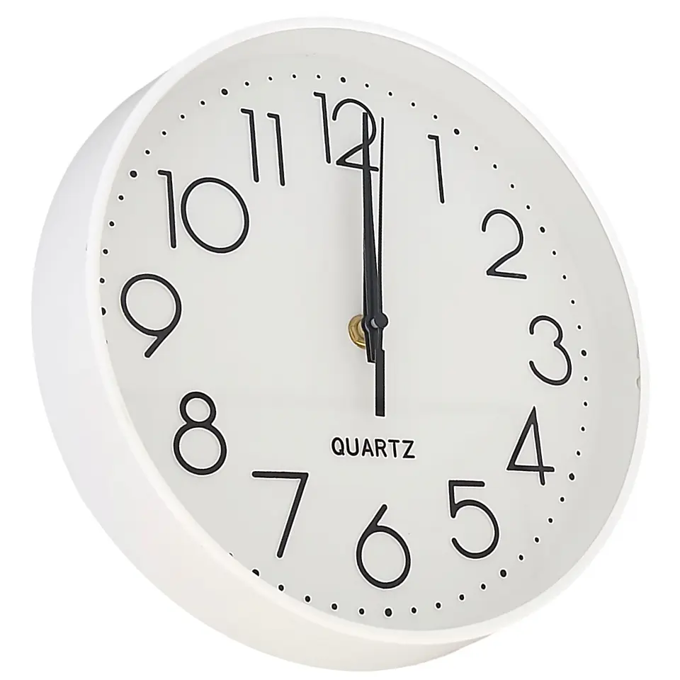 Reloj de Pared Decorativo 25cm Blanco DBG1662 2