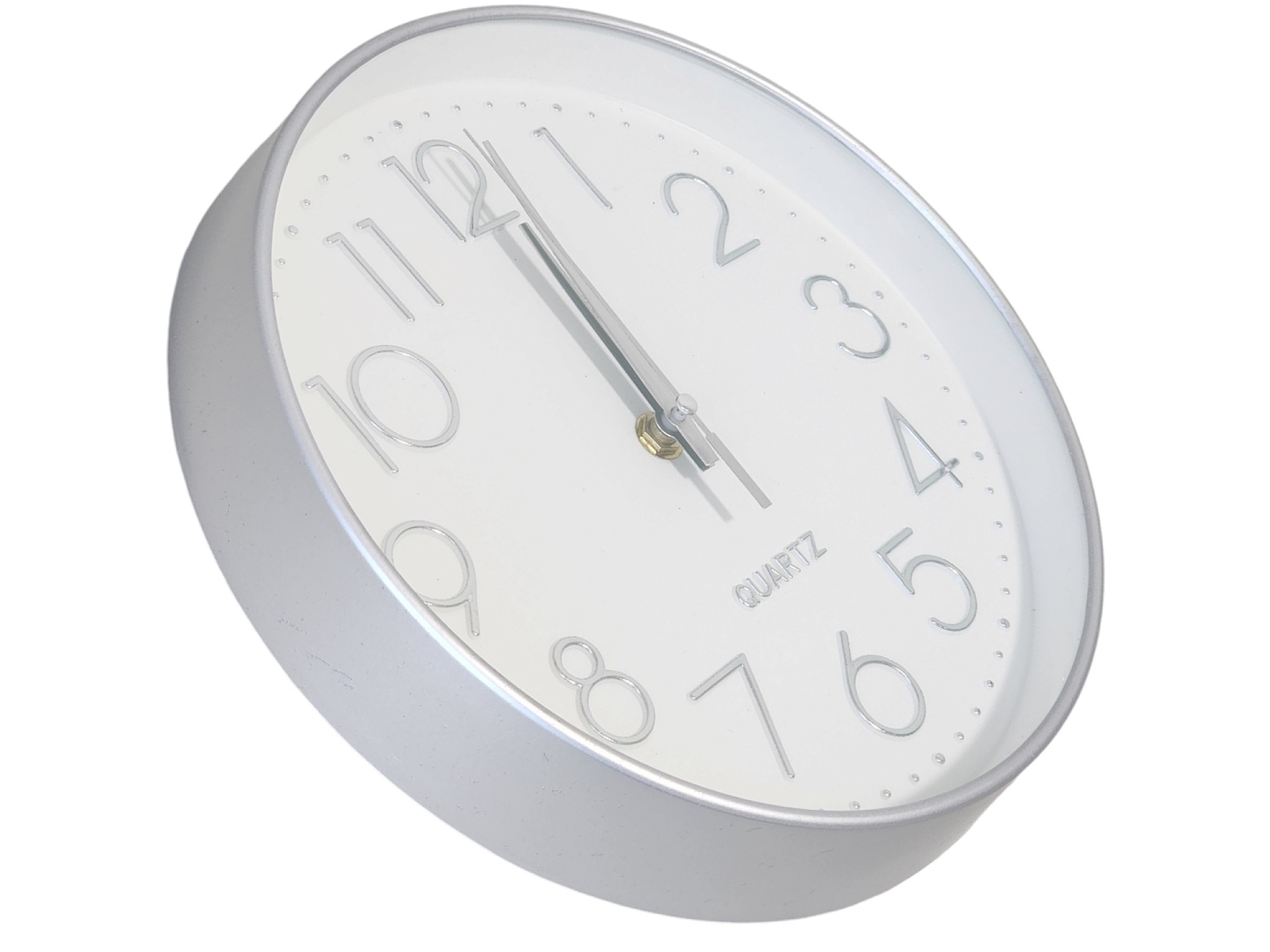 Reloj de Pared Decorativo 25cm Plata DBG1660 2