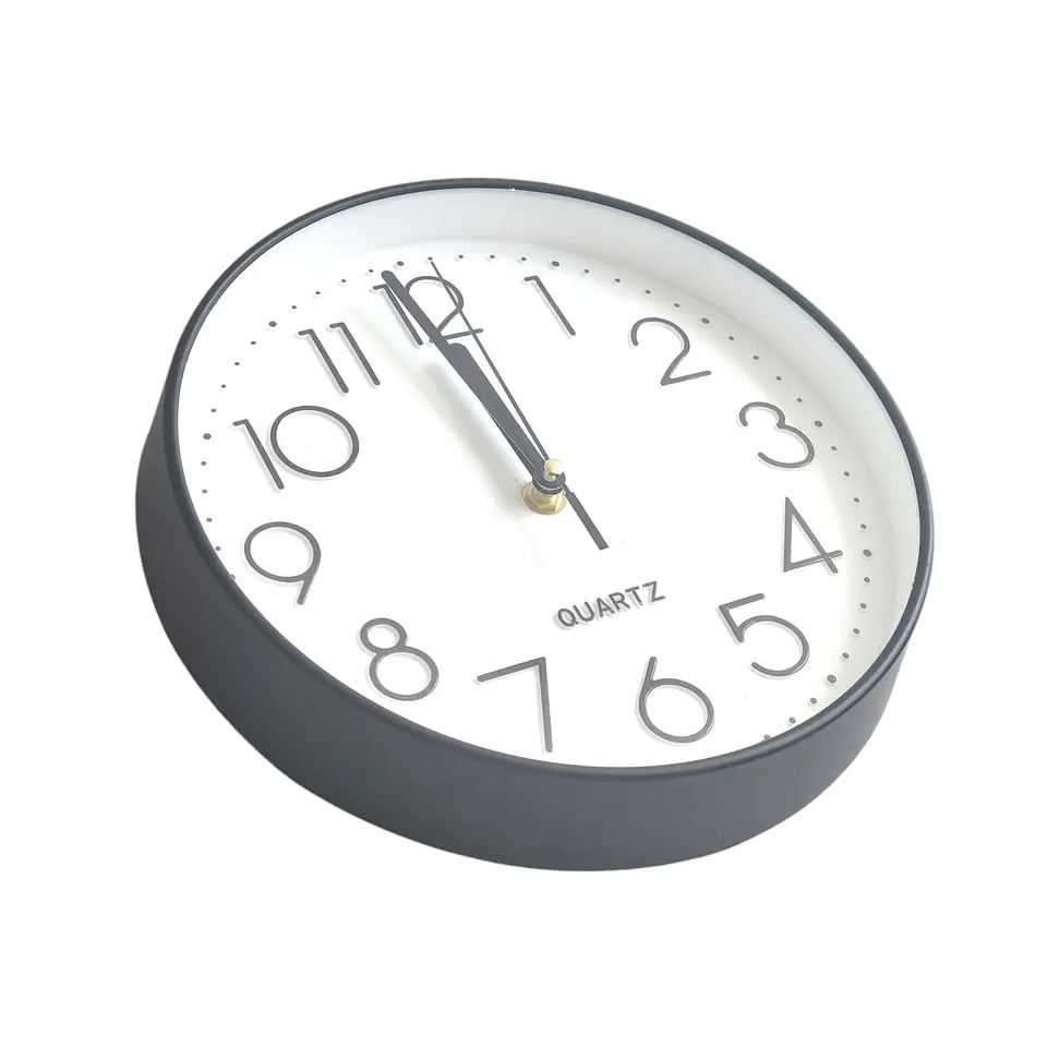 Reloj de Pared Decorativo 25cm Negro DBG1663 2