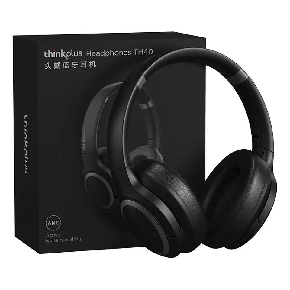 Audífonos Inalámbricos BT Lenovo TH40 NEGRO ANC 4