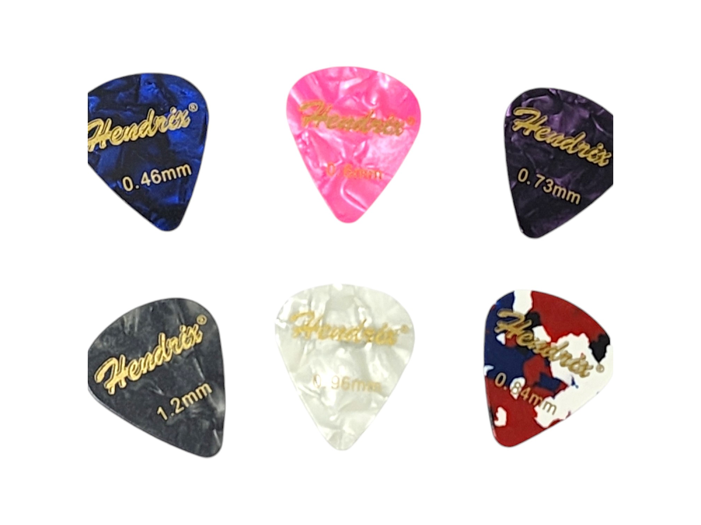 Set de 600 Uñetas para Guitarras HX0040 Hendrix 5