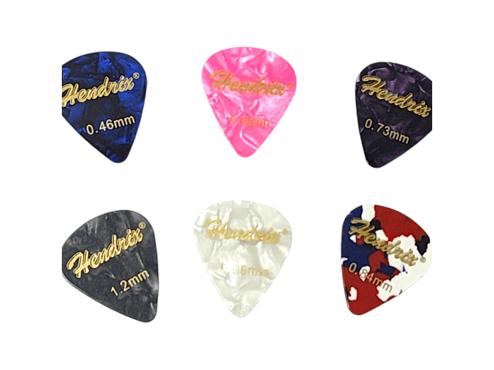 Set de 600 Uñetas para Guitarras HX0040 Hendrix 5