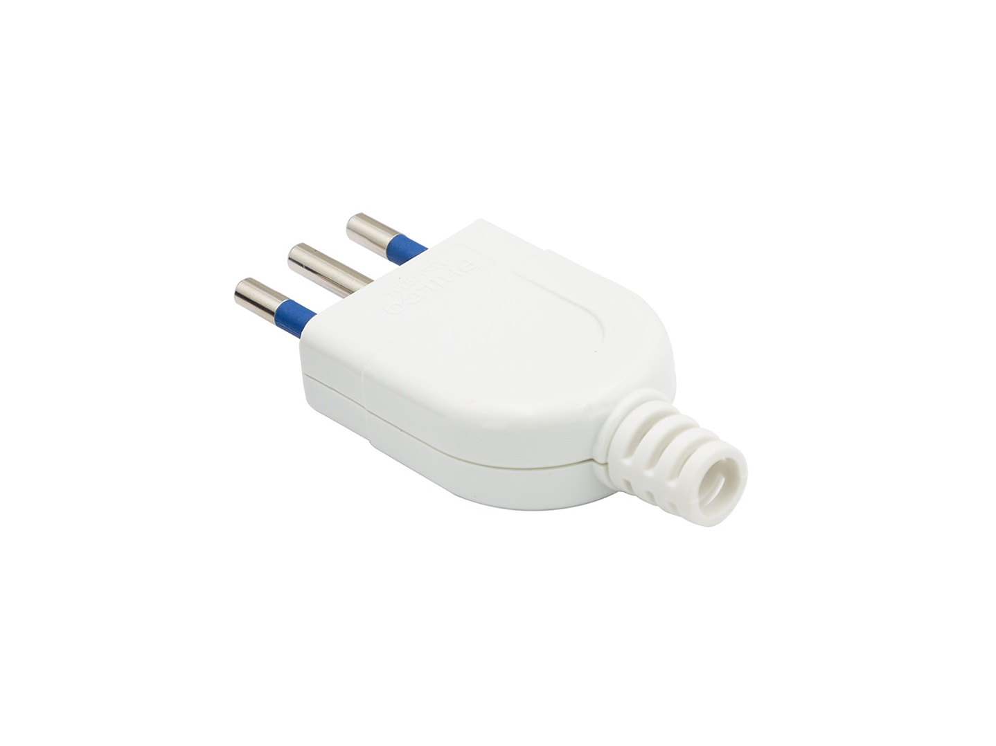 Enchufe Macho Vertical Blanco Philco 2P+T 79304 2500w 3