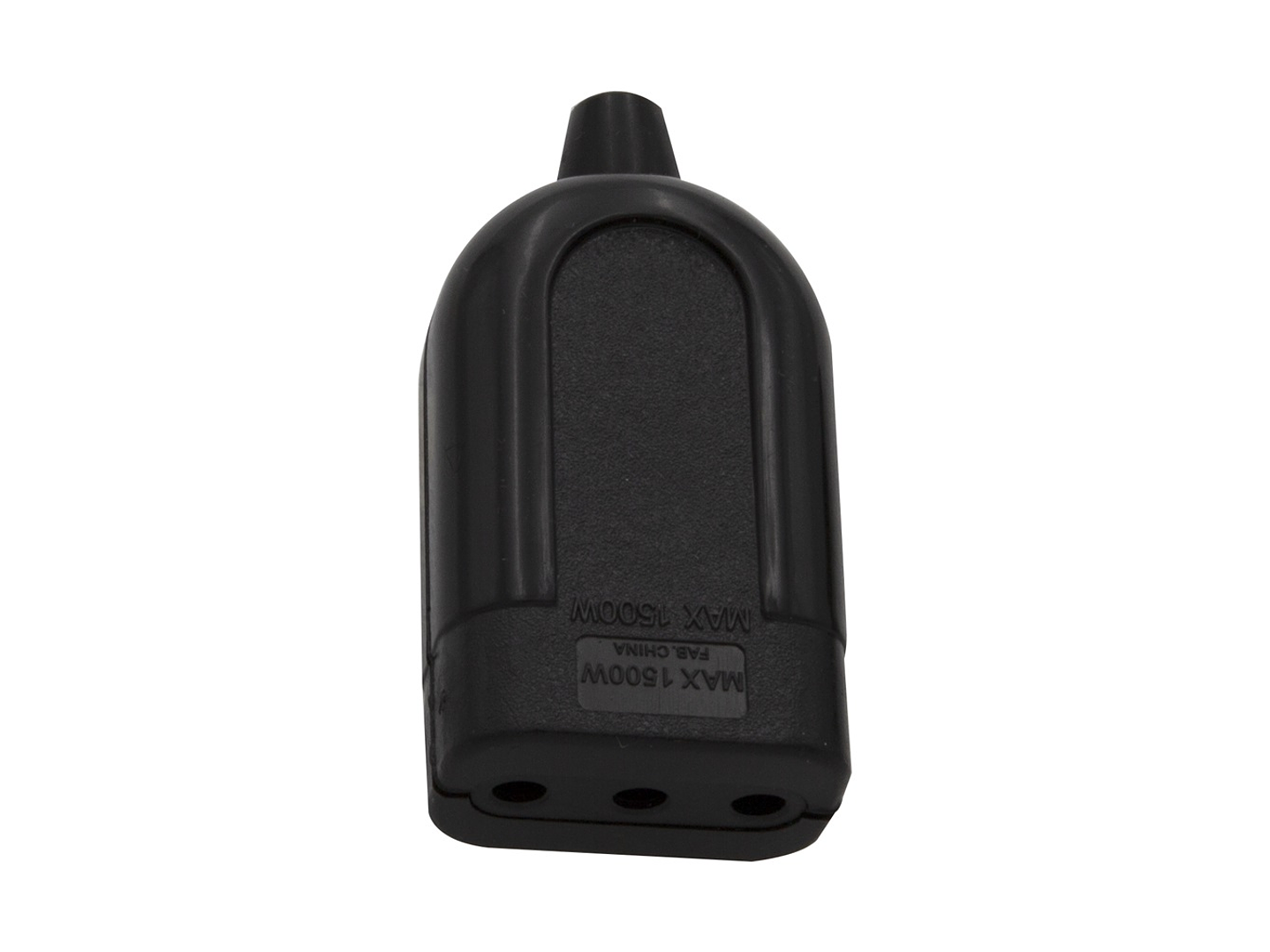 Enchufe Hembra Negro Philco 2P+T 2500w 79303 2