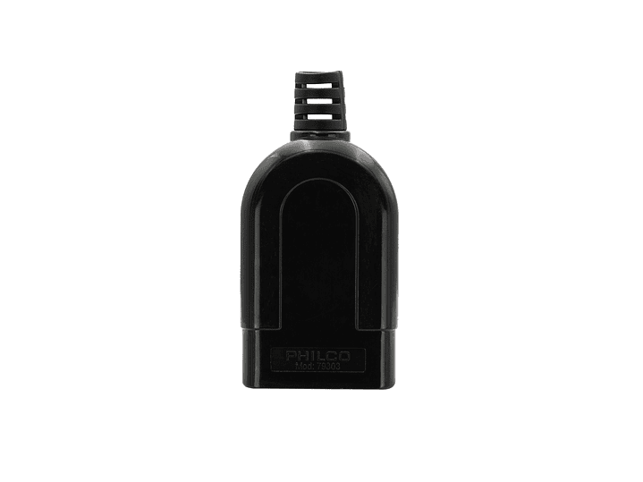 Enchufe Hembra Negro Philco 2P+T 2500w 79303 4